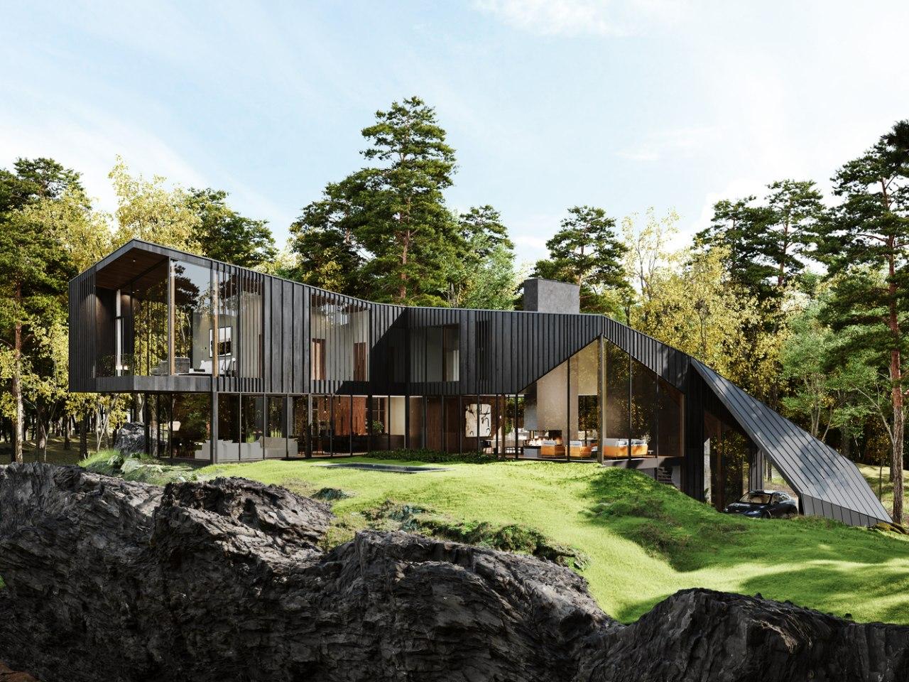 S3 Architecture Collaborates with Aston Martin Design to Create First Residential Estate in New York`s Hudson Valley